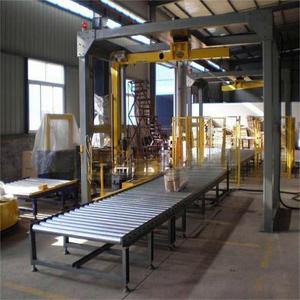 Conveyorized ROTARY ARM máy bao bì <span class=keywords><strong>Pallet</strong></span> Stretch wrapper - Product Image 4