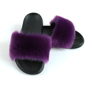 Nouvelles pantoufles plates en laine antidérapantes <span class=keywords><strong>pour</strong></span> femmes, chaussures confortables de style marche, pantoufles simples à semelle souple, idéales <span class=keywords><strong>pour</strong></span> <span class=keywords><strong>la</strong></span> plage - Product Image 6