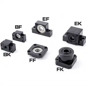 BK BF EK EF FK FF6 8 10 12 15 17 20 25 30 Ball Screw End Support SFU1204 SFU1605 Contact Ball Bearing For Linear Actuator