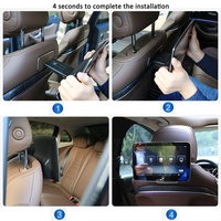 Écran vidéo Android TV 2026 pour Mercedes Benz Classe C E S GLC GLE GLS V260, à installer dans la voiture, pour sièges arrière avec prise de courant