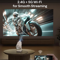 Projecteur de cinéma maison portable Type C Full HD 1080P 5800 Lumens 300 ANSI Google TV