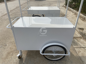 Chariot mobile de crème glacée chinoise à <span class=keywords><strong>prix</strong></span> avantageux, chariot de <span class=keywords><strong>crêpes</strong></span> de rue, chariot de restauration rapide, tricycle, camion de nourriture mobile - Product Image 4