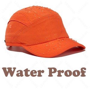 Unisex ngoài trời Mũ bóng chày <span class=keywords><strong>5</strong></span> bảng điều chỉnh nhanh chóng làm khô thoáng khí không thấm nước dây rút đàn hồi cong vành thiết kế - Product Image 4