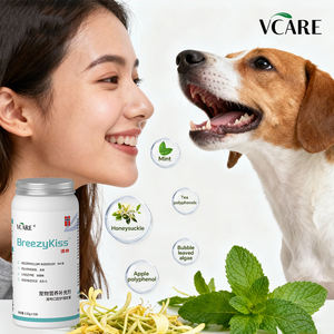 VCare Kiss Rimuove l'Alitosi Orale per Gatti e Cani, Universale, Blocca Odori, Migliora la Salute Dentale, Alito Fresco, Probiotici per la Pulizia - Product Image 4