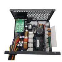 Boîtier d'alimentation pour jeux informatiques 350W 24 broches avec ventilateur de refroidissement 12CM noir pour serveur ATX de bureau mince