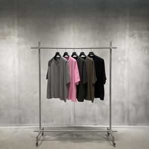 Camiseta de Manga Corta para Hombre, Personalizada, de Alta Calidad, Color Sólido Básico, 100% Algodón, Suave, Transpirable, Corte Regular, Informal, para Verano - Product Image 1