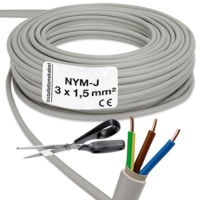 Câble d'alimentation NYM d'usine 2x1.5 3x2.5 5x6, câble électrique multiconducteur à isolation PVC pour usage industriel avec homologation VDE