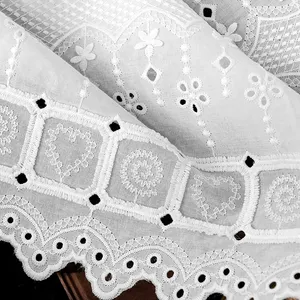 2024 vente entière dentelle et dentelle broderie couture 3D dentelle tissu