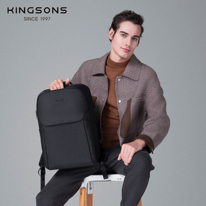 Kingsons Business <b>Backpack</b> 15 Inch Laptop <b>Compartment</b> Large Capacity For Men Commuting Travel - Product Image 1