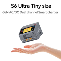 Chargeur intelligent HOTA S6 Ultra GaN double entrée AC/DC double canal 480W 650W 15A pour drones FPV, voitures RC, bateaux, avions