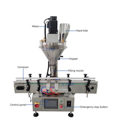 Machine de mise en conserve automatique à vis rotative pour poudres avec convoyeur à bande pour additifs alimentaires, assaisonnements et farine en vrac