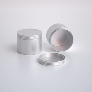 Envase Redondo de Aluminio Reciclado para Crema Cosmética, Latas para Velas - Product Image 3