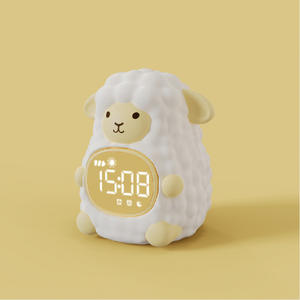 Sveglia per studenti multifunzionali per bambini ha portato la festa degli animali dinosauro con coniglio di <span class=keywords><strong>pecora</strong></span> con comodino elettronico intelligente - Product Image 6