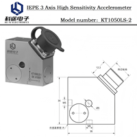 Capteur d'accéléromètre triaxial IEPE/ICP, transducteur de vibration piézoélectrique à 3 axes, accéléromètre de surveillance sismique ±5g 1000mV/g