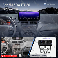 Panel de Control Estéreo para Automóvil Android 12 de 12.3 Pulgadas con Pantalla Táctil, Audio DSP, Navegación GPS, CarPlay Inalámbrico para MAZDA 2015-2020 BT-50