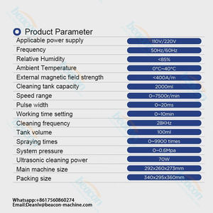Machine de nettoyage à ultrasons V308 pour <span class=keywords><strong>nettoyeur</strong></span> et testeur d'injecteur de carburant <span class=keywords><strong>automobile</strong></span> - Product Image 4
