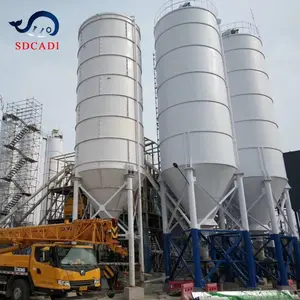 SDCAD Brand Profession 100 200 2000 Tons Silo Steel Detachable Type 3000 Tons Vertical Block 100ton Cement Silo For Sale
