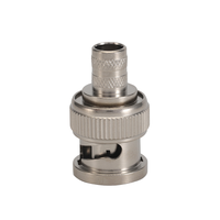Venta caliente todo latón niquelado 75 ohmios macho recto BNC enchufe conector de Audio y vídeo de alta calidad para conectores de Cable RG6