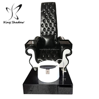 Fauteuil de Luxe Moderne pour Salon de Manucure, Équipement Spa Noir, Baignoire à Remous pour les Pieds, Canapé de Massage, Station de Thérapie des Pieds, Chaise de Spa