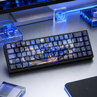 Custom Anime Fantasy Cat 68 Key Side Printed PBT Dye Sublimation OEM Profile Mechanical Gaming Keyboard Keycap Set