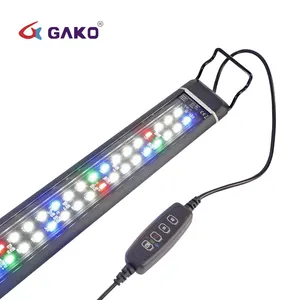 Gako Aquarium LED Lamp,SMD5730 Small Tank LED Aquarium Lights,Dimmer Memory Timing Reef Light for Coral Fish Tanks