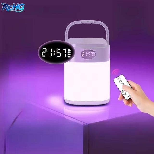 Touch Remote Control Table Night Lamp Eye Protection Bedroom Bedside Lamp Rechargeable LED Night Light for Decoration Outdoor