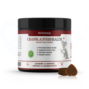 Thức ăn bổ sung đường tiết niệu cho chó công thức riêng, chiết xuất quả nam việt quất, D-Mannose, rễ cây Marshmallow dạng nhai, giúp giảm viêm đường tiết niệu & tốt cho sức khỏe bàng quang, nhãn hiệu riêng - Product Image 6