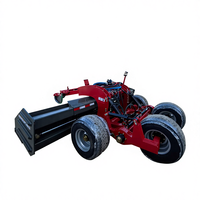 Niveleuse de terrain automatique à traction, guidée par GPS et laser, équipement de nivellement du sol agricole, niveleuse de tracteur
