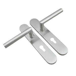 304 스테인레스 스틸 양면 도어 핸들 잠금 커버 플레이트 - Product Image 1