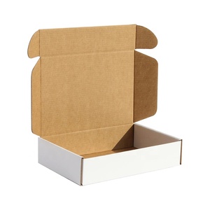 กล่องจดหมายกระดาษลูกฟูกแบบพับได้พิมพ์โลโก้แบบกำหนดเองกล่องจดหมายกระดาษลูกฟูกแบบพับได้พร้อมคุณสมบัตินูนนำกลับมาใช้ใหม่ได้ - Product Image 4