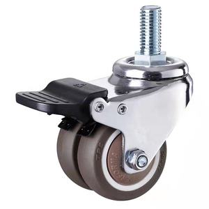 <span class=keywords><strong>2</strong></span> Zoll Eisen-Drehrollen mit Kugellager für Bürostuhl, Computer, Gaming, Medizinische Werkbank, 70kg Tragfähigkeit, 3 Jahre Garantie - Product Image 2