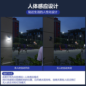 Luces Solares de Jardín para Montar en Pared, LED, Impermeables, con Sensor de Movimiento, para Patio, Jardín y Casa - Product Image 2
