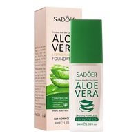 Fond de teint à l'aloe vera léger et transparent, couvre bien et tient au poignet.