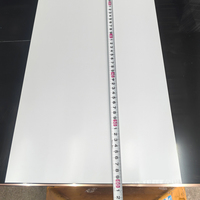 Plaques en plastique ABS bicolores 1/16'' 1,5 mm 1,3 mm blanches/noires pour gravure laser, feuilles acryliques laminées double couleur 600x1200mm 2' X 4'