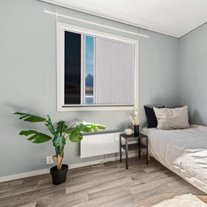 Stores verticaux alvéolés sans diamants, design à double <span class=keywords><strong>panneau</strong></span> <span class=keywords><strong>coulissant</strong></span>, rideaux pratiques pour l'ombrage intérieur de la maison - Product Image 4
