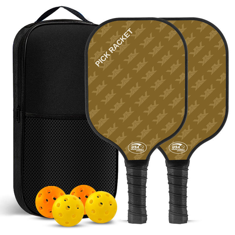 Glass fiber texture coffee-2 beats 4 racket bag
