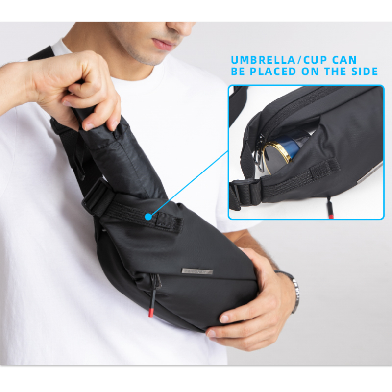 FENRUIEN Waterproof Tactical Fanny Pack – Outdoor Hiking Waist Belt Bag & Crossbody Sling - View 2