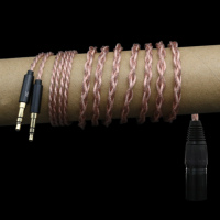 Câbles audio équilibrés HIFI OCC plaqués argent XLR vers double 3,5 mm/HD650 pour équipements audio, amplificateur de puissance, console de mixage, haut-parleur