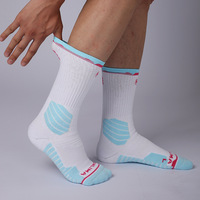 Logo personnalisé Chaussettes de basket-ball Super Elite pour hommes Athlétisme Course à pied Sports Chaussettes de basket-ball personnalisées