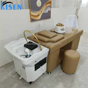 เตียงสปาผม Kisen Luxury 60 ลิตร พร้อมถังเก็บน้ำ ไม่ต้องต่อท่อประปา แบบญี่ปุ่น พร้อมถาดสระผมและแผ่นรองหน้า - Product Image 4