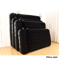 Vente en gros en usine de matelas floqués épais pour une personne, lit à coussin d'air pour l'extérieur monté sur voiture