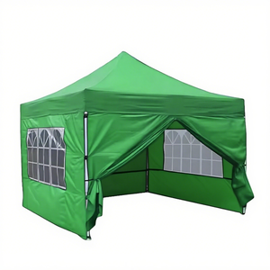 Toldo plegable portátil <span class=keywords><strong>3x3</strong></span> 10x10 Carpa de jardín con paredes de red Marco de aluminio Material de tela Oxford para uso en exteriores - Product Image 3