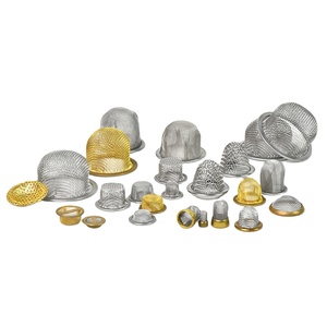Filtre en maille de fil d'acier inoxydable 40-80 mesh, couvercle rond en dôme pour filtration d'air/liquide - Product Image 1