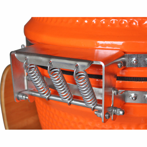 Auplex - Parrilla Kamado <span class=keywords><strong>de</strong></span> Cerámica <span class=keywords><strong>de</strong></span> 23 Pulgadas, Ahumador <span class=keywords><strong>de</strong></span> Carbón para <span class=keywords><strong>Exteriores</strong></span>, Horno <span class=keywords><strong>de</strong></span> Barbacoa Redondo Resistente para Patio, Jardín, Camping y Cocina - Product Image 3