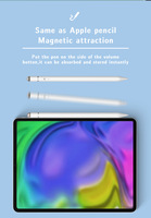 Stylet universel intelligent pour dessin actif, pointe en fibres fines, recharge USB Type-C, corps en aluminium, pour Android capacitif