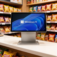 Système de point de vente tout-en-un DiligenCe DC-1508 15,6 pouces Full HD avec écran tactile capacitif pour restaurants Windows/Android/Linux 4 Go DDR3 16/32 Go