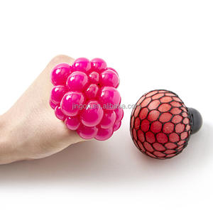 Pelotas Antiestrés de <span class=keywords><strong>Malla</strong></span> Marca JO, 5-7 cm, Juguetes Blandos de TPR Color Uva, para Niños de 8 a 13 Años, Alivio del Estrés - Product Image 6