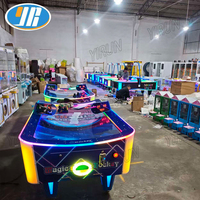 Machine de jeu d'arcade de hockey sur air d'intérieur, à monnayeur, pour parcs d'attractions, pour gagner de l'argent, à vendre