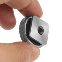 Adaptateur de vis de trépied 3/8 à 1/4 pour support de sabot froid, cage de caméra DSLR, moniteur, microphone, éclairage vidéo, flash, support de sabot chaud