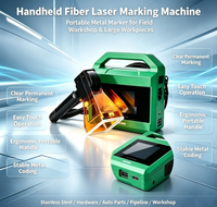 Nouvelle machine de marquage laser à fibre CNC industrielle portable haute vitesse Huike, marqueur de codage métallique anti-rouille PLT facile à utiliser
